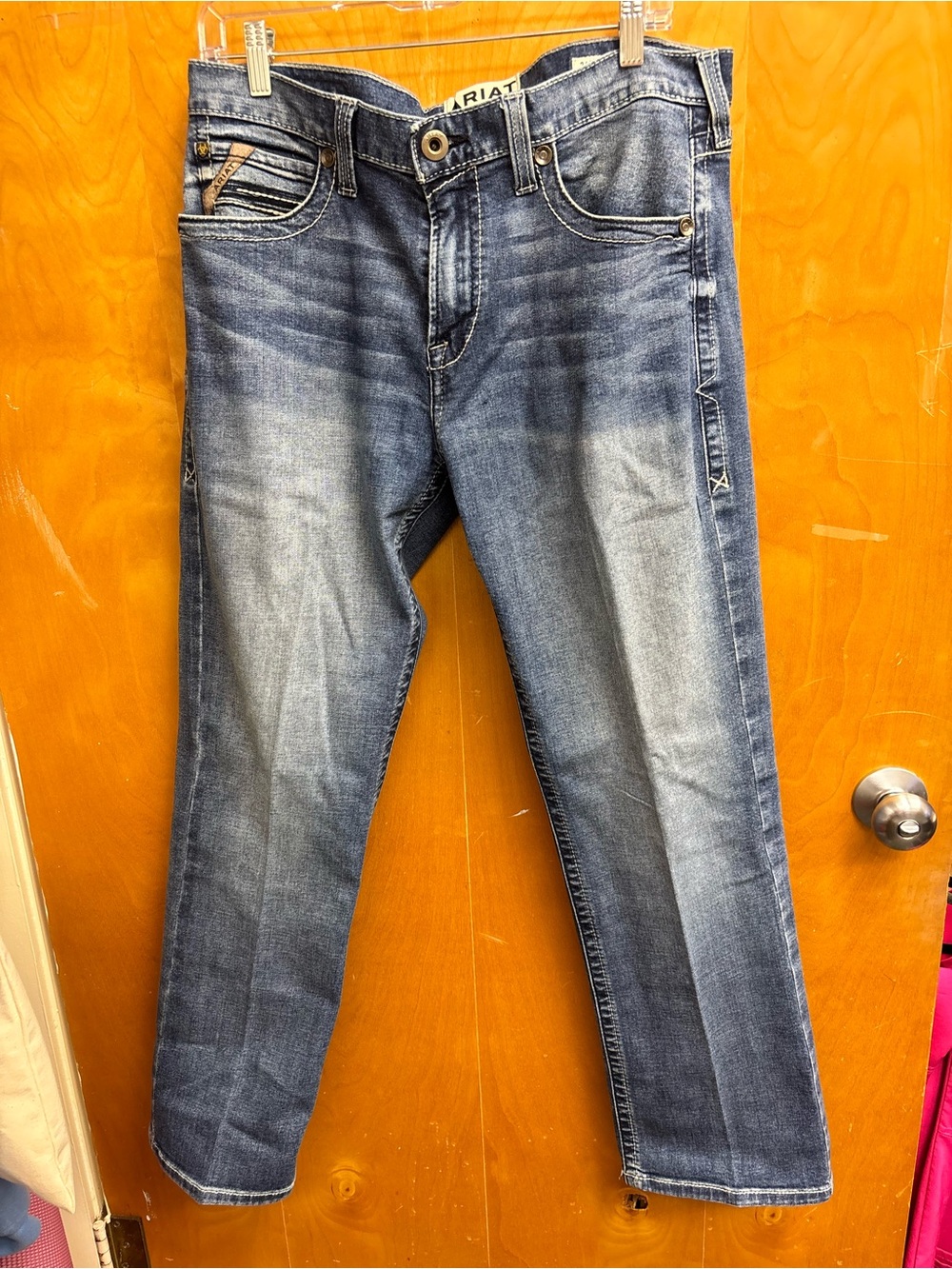 Ariat Men’s Faded Blue Straight Jeans